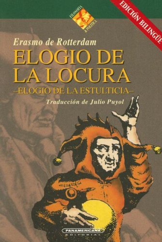 Libro ELOGIO DE LA LOCURA de ERASMO DE ROTTERDAM