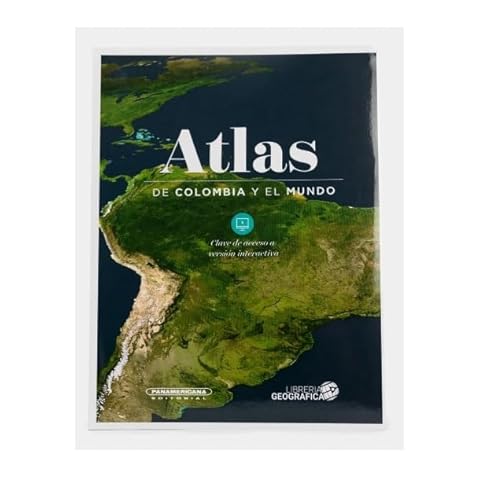 Libro Atlas De Colombia Y El Mundo