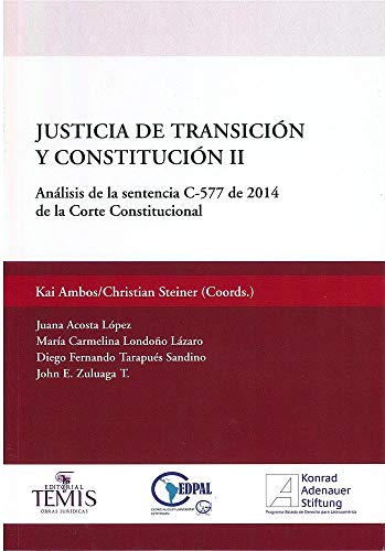 Libro Justicia De Transicion Y Constitucion Ii
