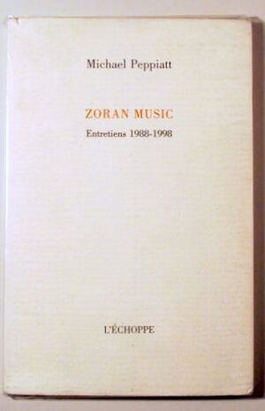 Libro Entrevistas Con Zoran Music 1988 1998
