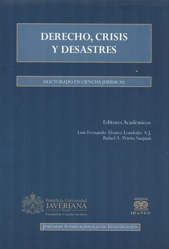 Libro Derecho Crisis Y Desastres