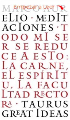 Libro Meditaciones Todo Mi Ser Se Reduce A Esto