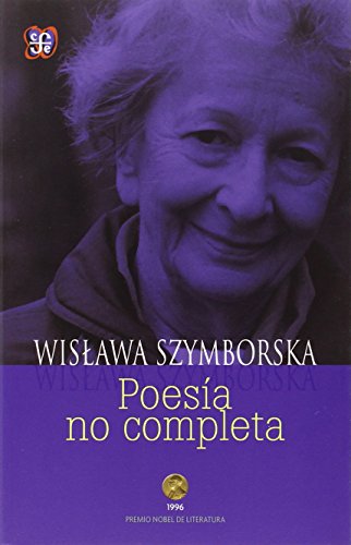 Libro POESIA NO COMPLETA de WISLAWA SZYMBORSKA