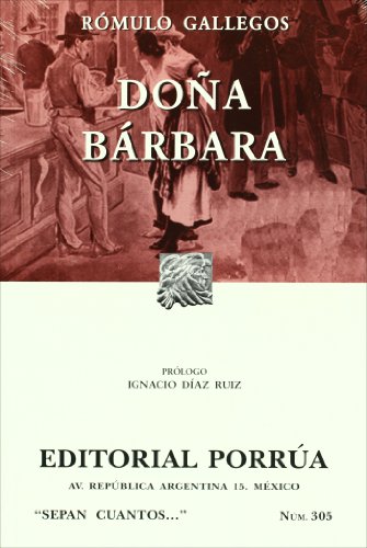Libro DONA BARBARA de ROMULO GALLEGOS