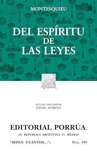 Libro Del Espiritu De Las Leyes
