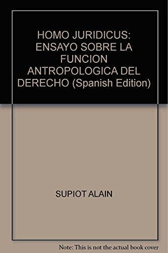 Libro Alain Supiot