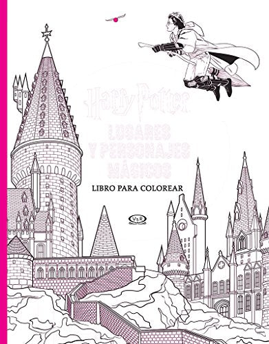 Libro HARRY POTTER LUGARES Y PERSONAJES MAGICOS LIBRO PARA COLOREAR de VARIOS