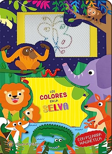 Libro PIZARRA MAGNETICA LOS COLORES EN LA SELVA de VARIOS